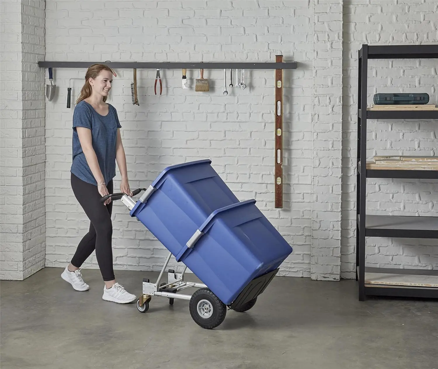 4-in-1 Folding Series Hand Truck with Flat-Free Wheels