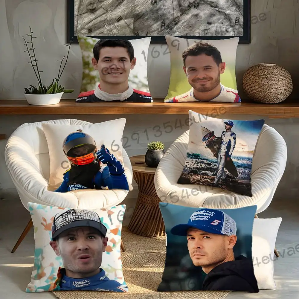 USA K-Kyle L-Larson Driver King Cushion Cover Pillowcase Upholstery Sofa Throw Pillow Home Decor Pillowcas