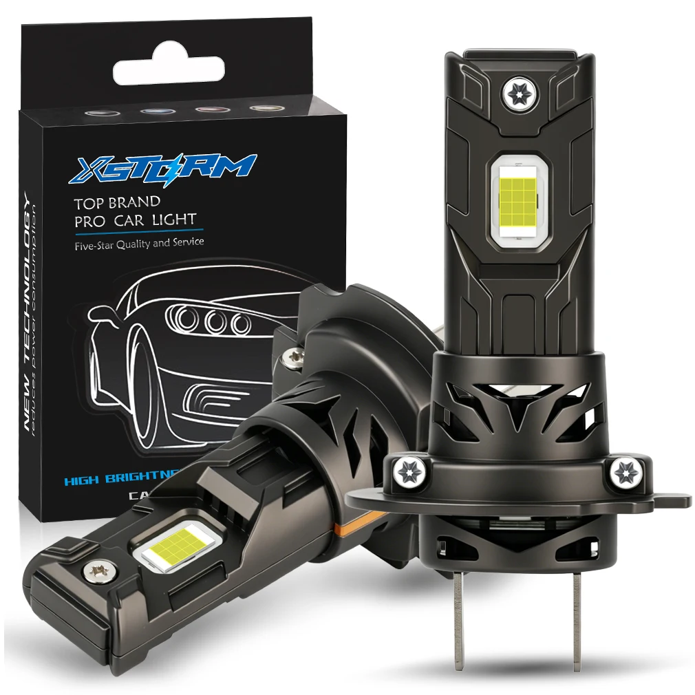 XSTORM H7 LED Light Bulbs H4 LED Headlight Low High Beam H11 9005 9006 Fog Headlights 1200W 1000000LM Car Lights  White Beam