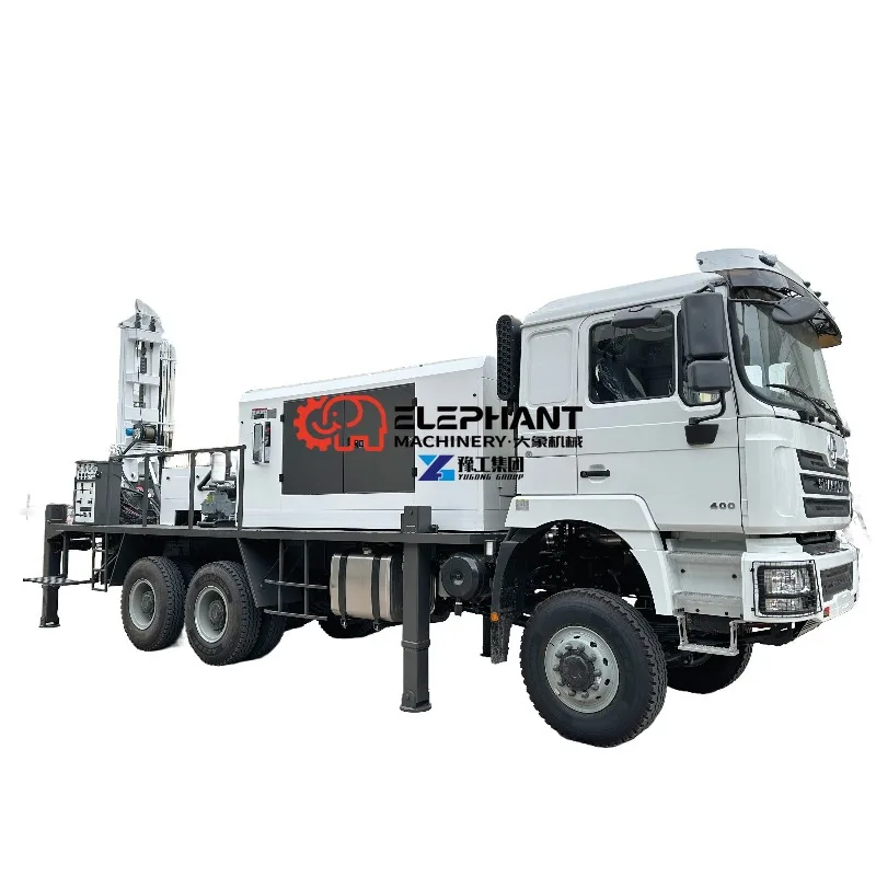 China Manufacturer 300m Fully Hydraulic Diesel Borehole Water Well Rotary Rig for Farm Construction Use for Sale
