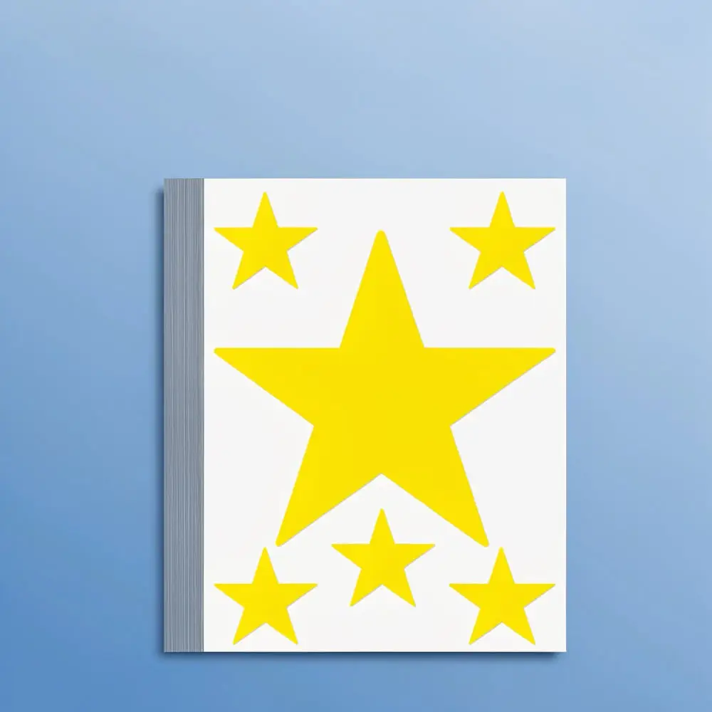 Star Stickers For Jieli Educational Tools Reward Labels Colorful Decals For Primary School Students Performance Tracking