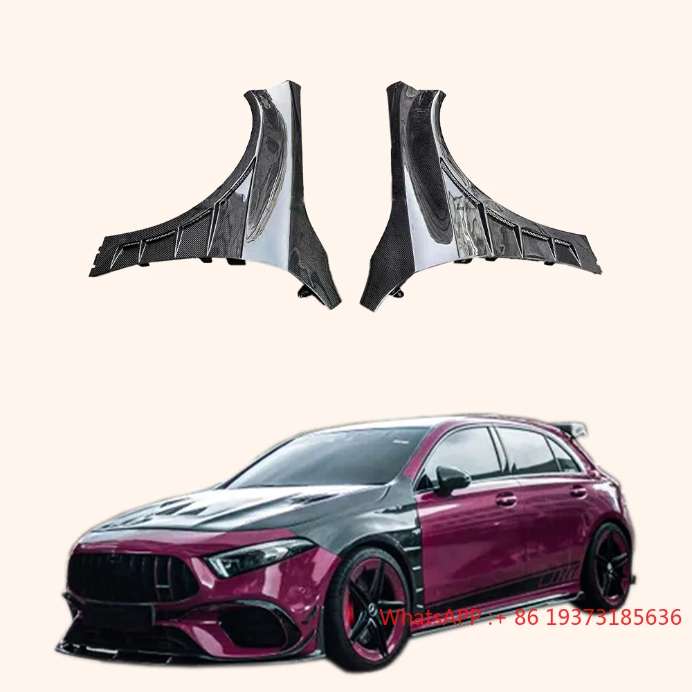 For Mercedes Benz A-Class W177 Hatchback 5 Door 18-24 Vented Carbon Front Fender