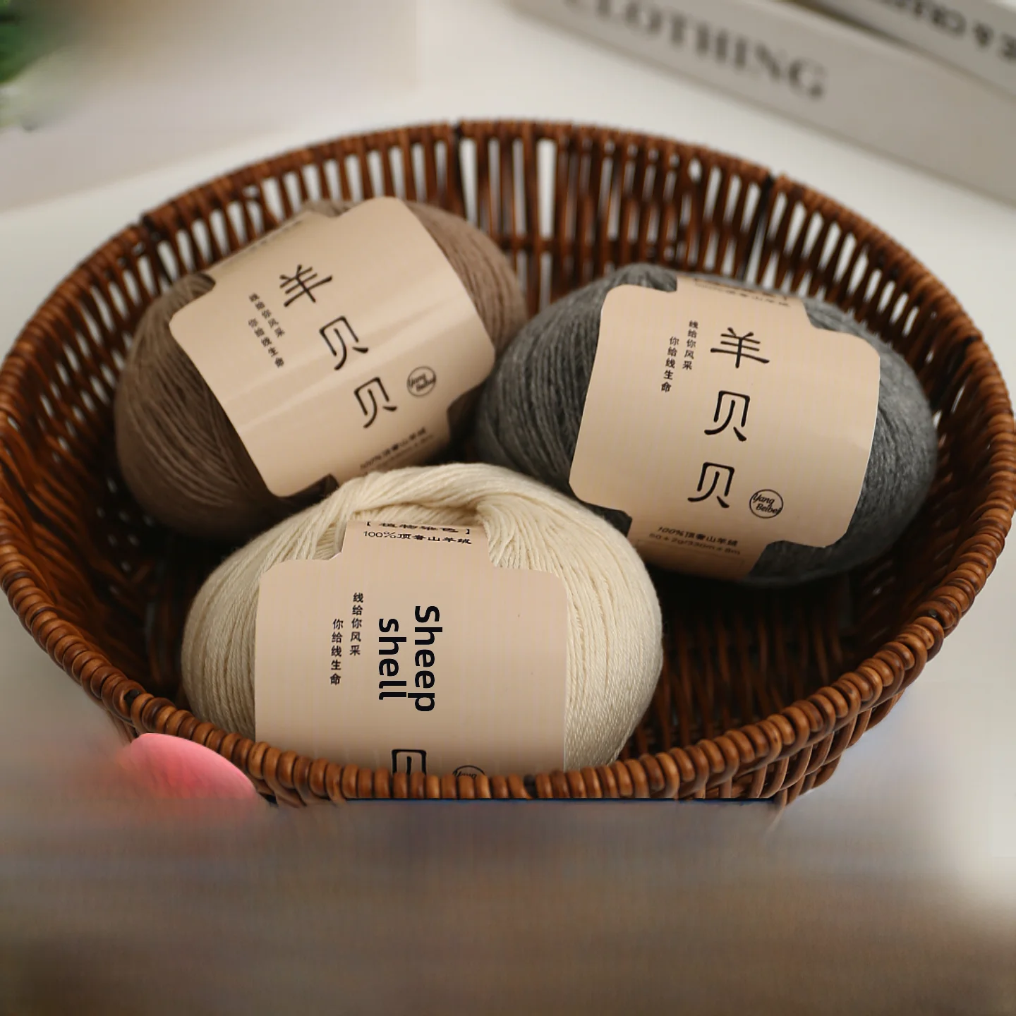

Pure Cashmere Yarn Hand Knitted DIY Woolen Thread Warm 100 Mountain Goat Fiber for Clothing Accessories Belts Hats Scarves