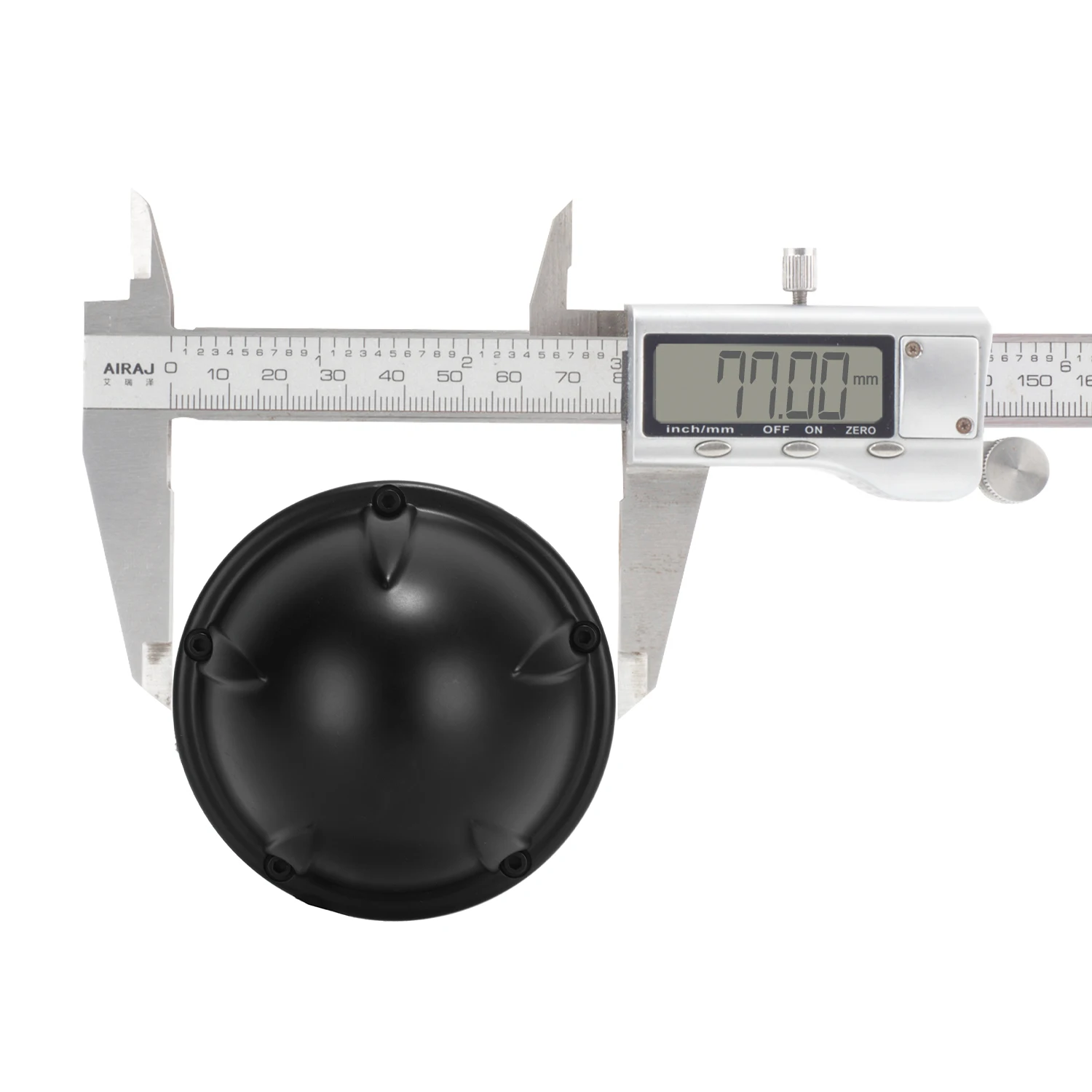 CFPerformance 1/4 Stück 77mm(3,03") Außendurchmesser 65,6mm(2,58") Innendurchmesser Felgenkappen # 57492085F-1 # 57492085F-2 # 57492085F-3 Auto-Styling Radkappe – Detail 2