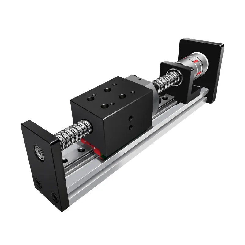 FSL40 Single Rail Ball Screw Slide Table CNC Linear Guide Motion Stage 50-1000mm Stroke