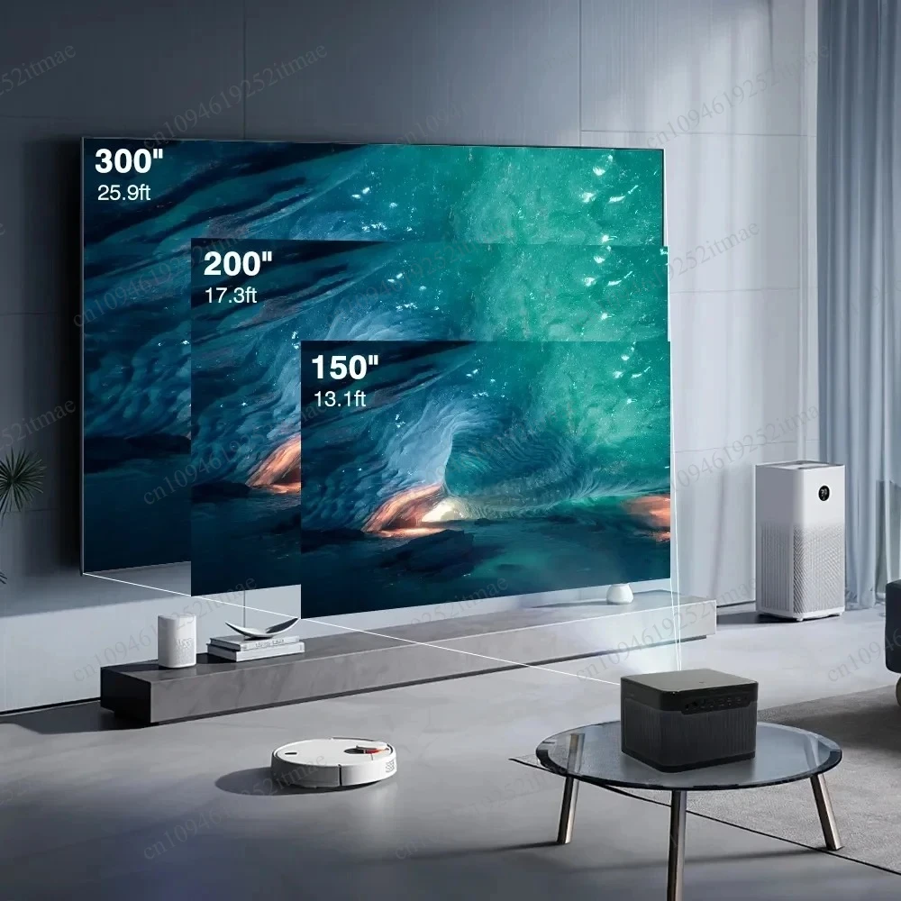 Pro 2 4K Laser Projector, 2450 ISO Lumens, Licensed Netflix, Active‑3D, WiFi Smart Home Theater Projector