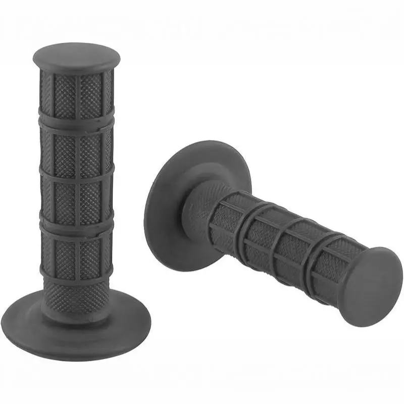 New Universal Motorcycle Rubber Handle Grips Non Slip Texture R Options For Offroad Dirt Bike Riding