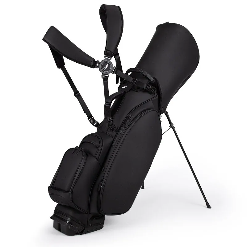 

PLAYEAGLE Lightweight Golf Stand Bag PU Leather Golf Bag Durable & Portable Design for Men Women Players PEHBZJQB001