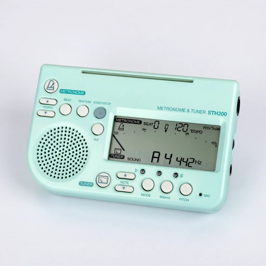 Electronic Metronome Tuner, Guitar Violin Wind Instruments, Precise Pitch Tempo, Portable Musical Accessories