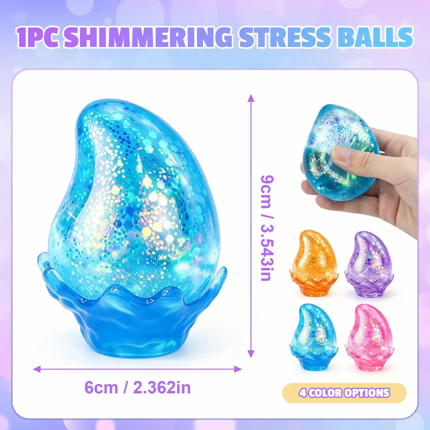 Squishy Stress Balls,Cube Squishies Anxiety Stress Relief Ice Squishy Malt Sugar Balls,Soft Sensory Calming Toys for Kids Teens, Party Favors & Classroom Prizes for Kids,Christmas Gift.