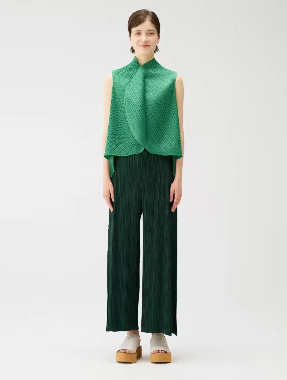 YUDX Miyake Pleated Asymmetric Vest Top Women Sleeveless Drape Blouse Loose Elegant Casual Textured Fashion 2026 Summer Top