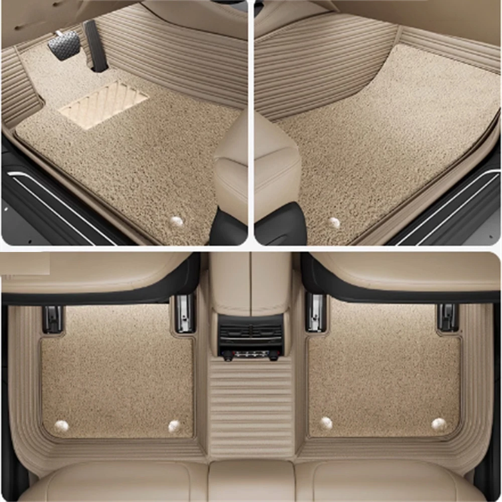 Double layer 5D Custom Car Floor Mats For Benz E-CLASS Coupe C207 C238 Convertible A207 Auto Carpets Foot liners car Accessories