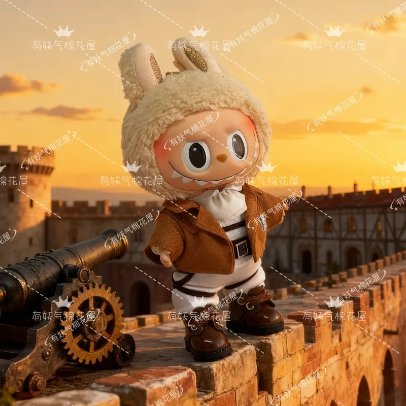 Only Clothes for 17cm V1 V2 V3 Labubu Attack on Titan Mikasa Eren Mikasa Cartoon Clothing Doll Accessories Decoration Toy Gift