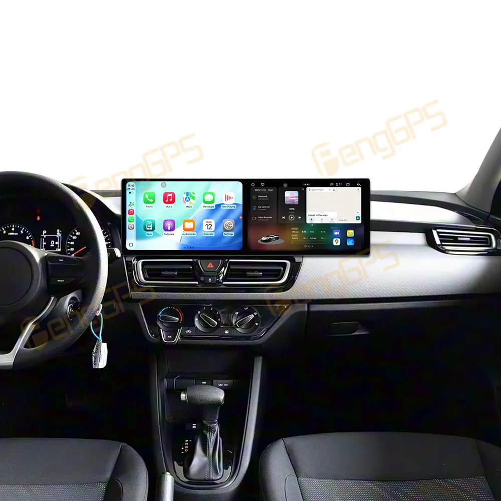 

Dual Screen 10.1 Inch Android 15 CarPlay Car Radio For Kia Forte 2018-2019 Touch Screen Multimedia Player GPS Navigation DSP