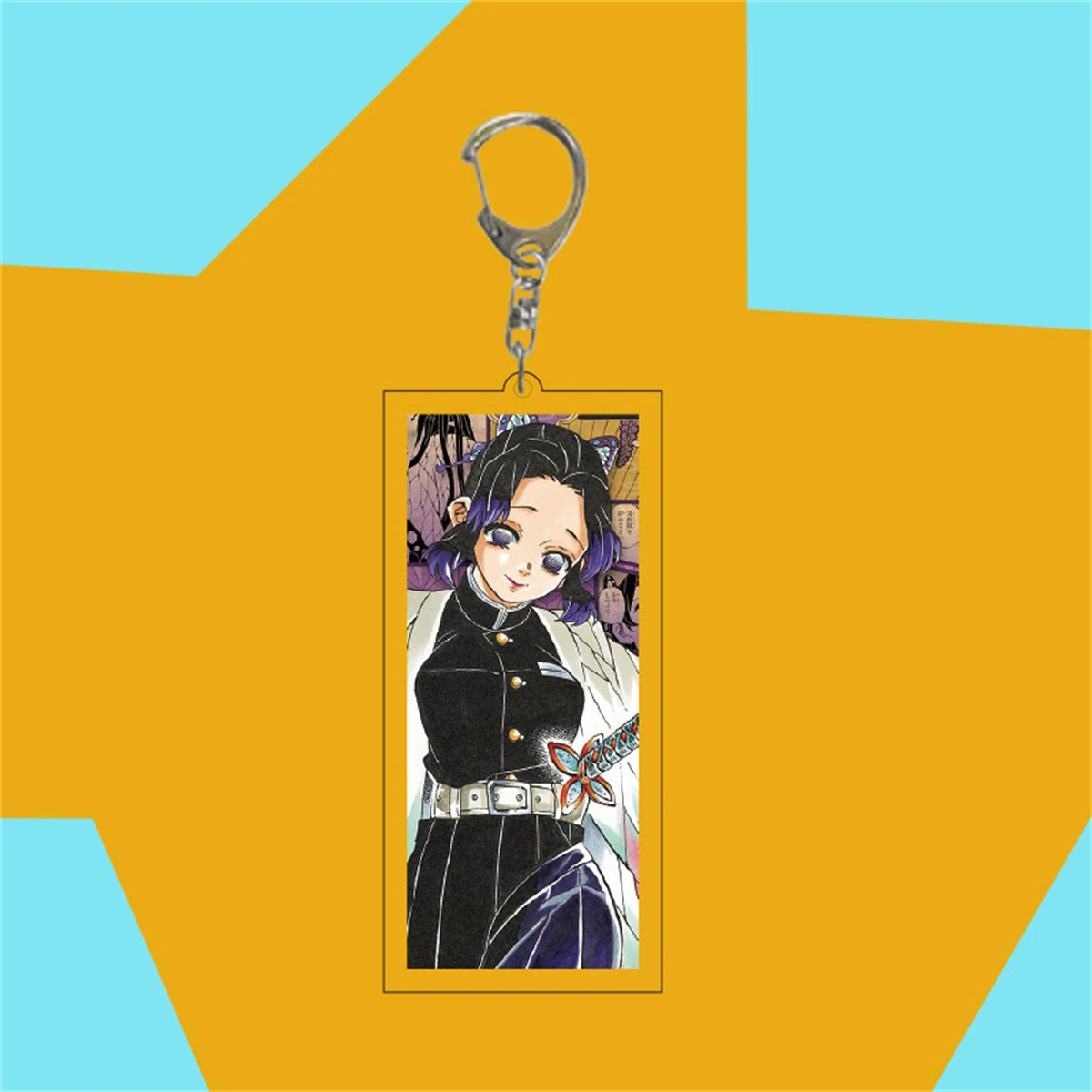 Anime Acrylic Keychain- Demon Slayer Cartoon Character Pendant, Suitable for Bags and Keys,cosplay gifts Perfect Gift for Fans