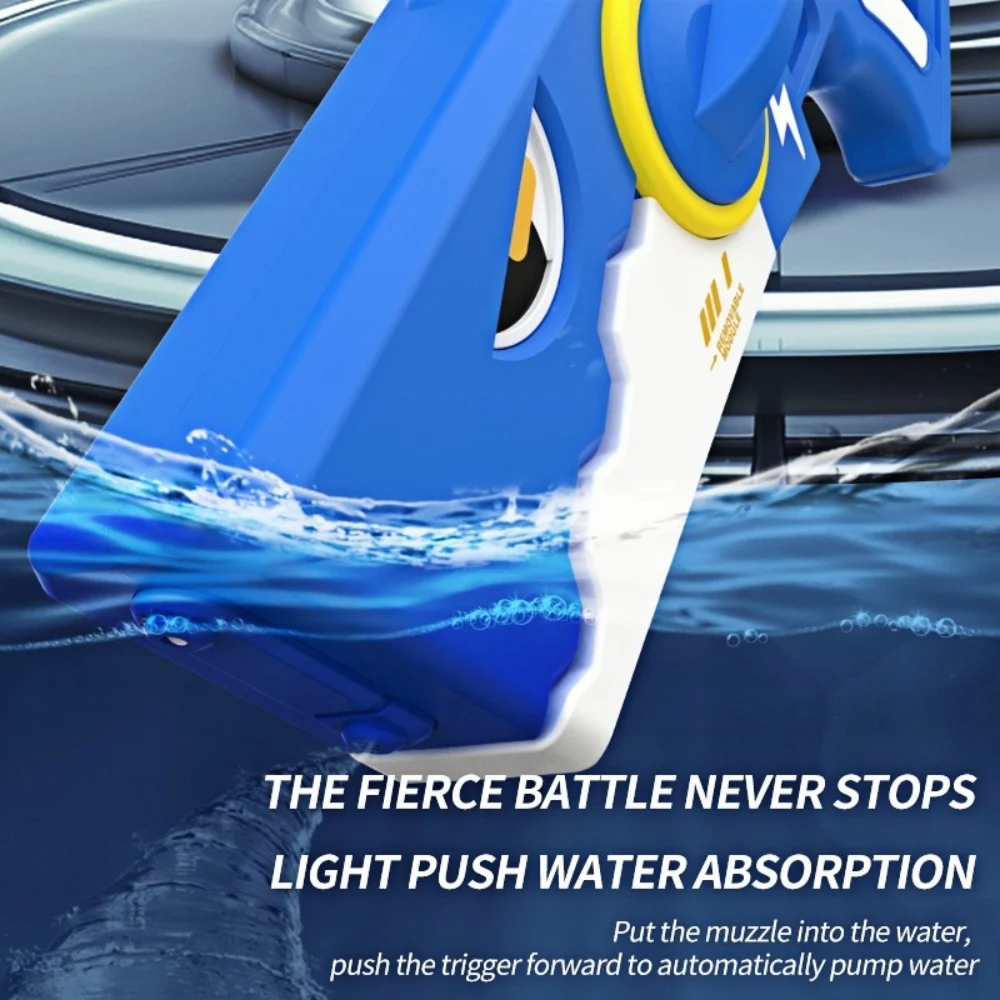 大容量電動水鉄砲のおもちゃ自動吸水高圧水鉄砲夏の屋外ビーチ水の戦いのおもちゃ