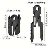 1pc Multifunctional Pliers, Stainless Steel Folding Mini Multi-purpose Pliers, Screwdriver, EDC Outdoor Tool