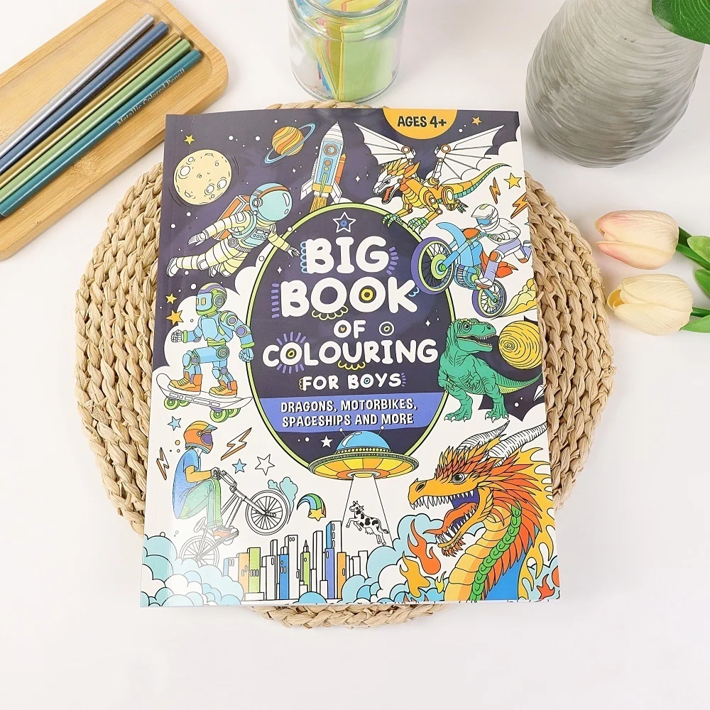 livro-de-colorir-com-temas-divertidos-de-dinossauros-motocicletas-e-naves-espaciais-atividade-criativa-relaxante-presente-perfeito-para-aniversarios-feriados-e