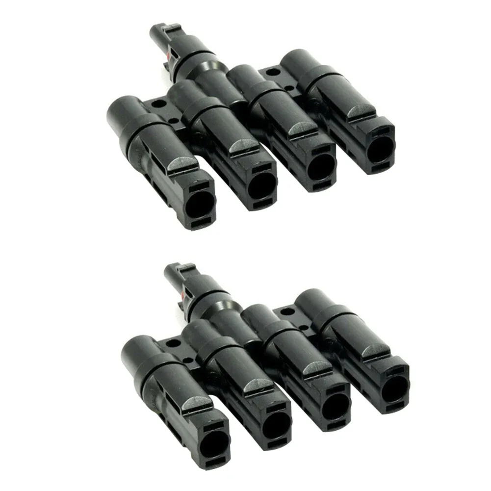High Performance Solar Panel Cable 4 to 1 T Branch Connector with Fuse Holder Coupler for Efficient Energy Flow