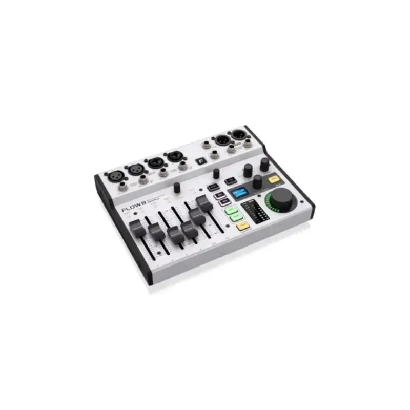 

8-Input Digi-tal Mi-xer USB/Audio Interface with 48V phantom po-wer for opti-mum headroom Ultra-low noise FLOW8