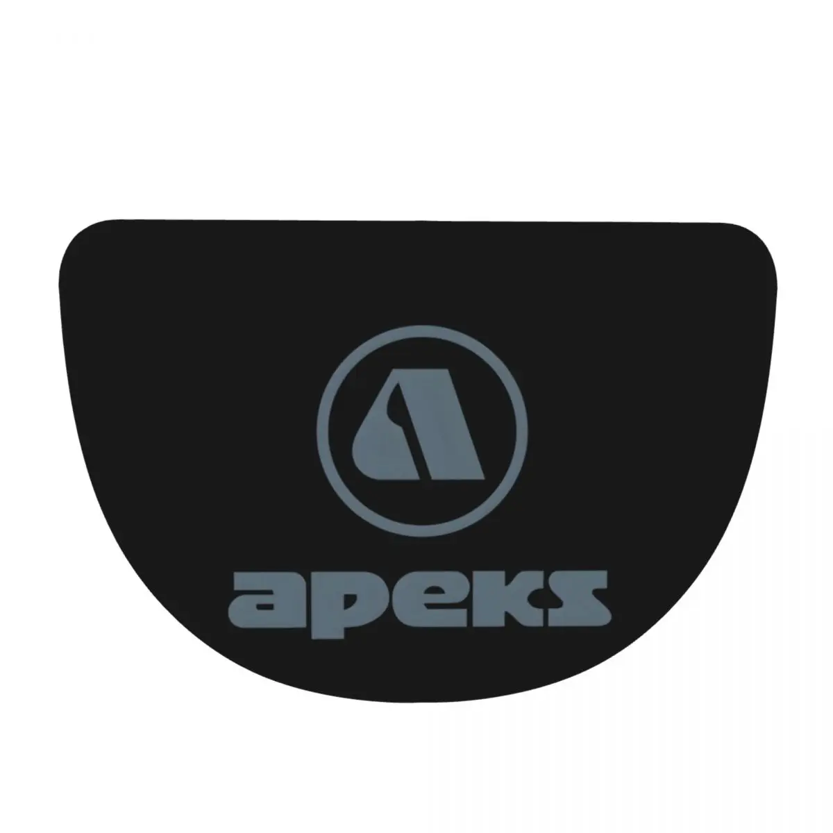 Apeks Scuba Diving Equipment Soft Flannel Half Round Doormat Non Slip Bathroom Mat Absorbent Floor Carpet for Garage