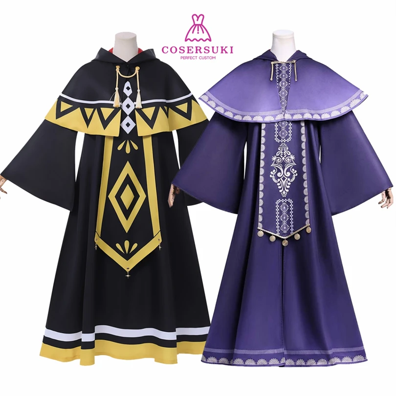 

Secrets of the Silent Witch Monica Everett Seven Sages Uniform Purple Mage Academic Robe Cosplay Costume Anime Convention Outfit