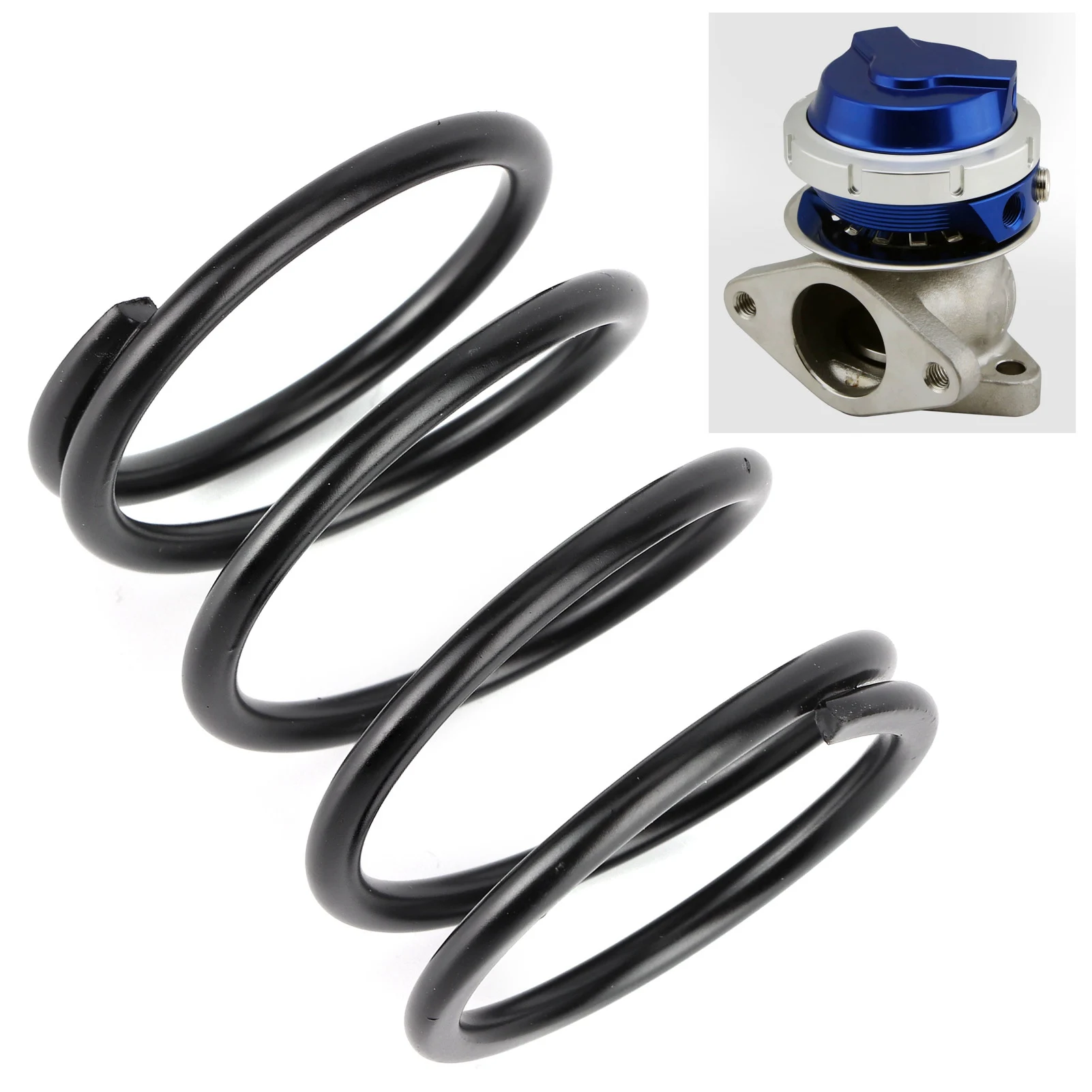 Mola WasteGate externa para veículo, mola WasteGate revestida, 7psi, aço carbono, 38mm, 40mm, 45mm, acessório