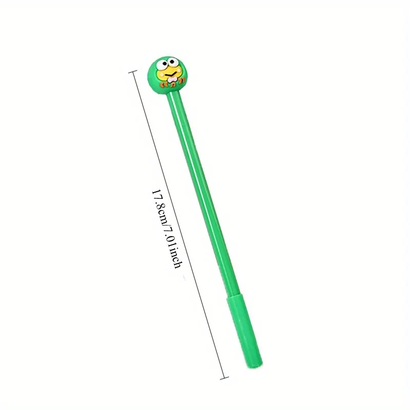 8 قطع من أقلام الجل الأسود ذات قبضة ناعمة 0.5 مم، مجموعة هدايا الكتابة للعودة إلى المدرسة مع تصميم سحب الغطاء