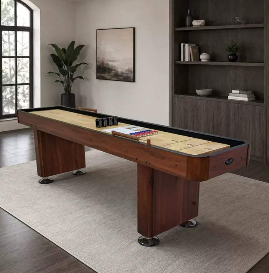 2026 High Quality Solid Wood Slide Board, Boules Game Table  Precision Manufacturing for Home Entertainment and Bar Commercial U
