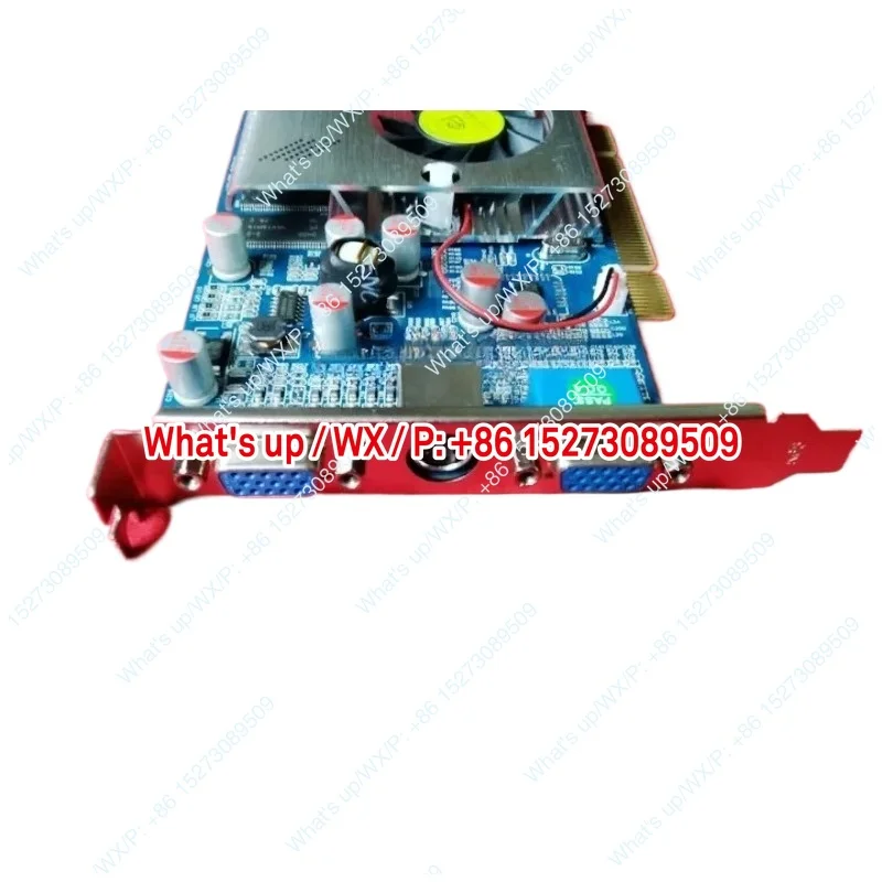 Used, PCI graphics card GeForce FX5500 256MB dual VGA single screen dual screen independent output supports XP