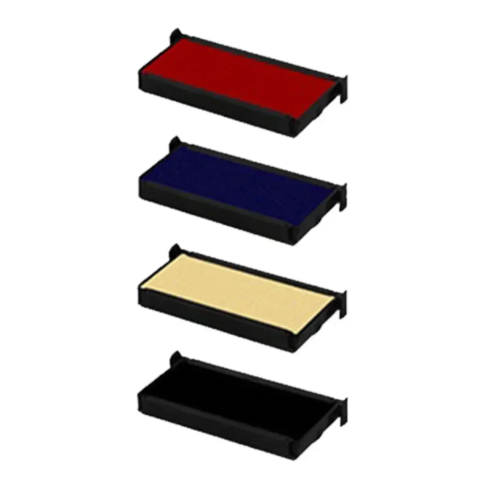Ink Pad 1x Replacement For Trodat Printy 4912 Self Inking Stamps Water-Based Black/Blue/Red