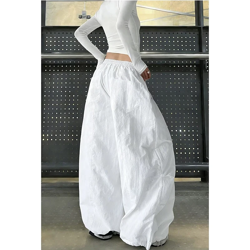 American High-Waisted Quick-Drying Loose Wide-Leg Pants Women 2026 Spring Summer  New Sexy Slim Hip-Hop Jazz Casual Jogger Pants