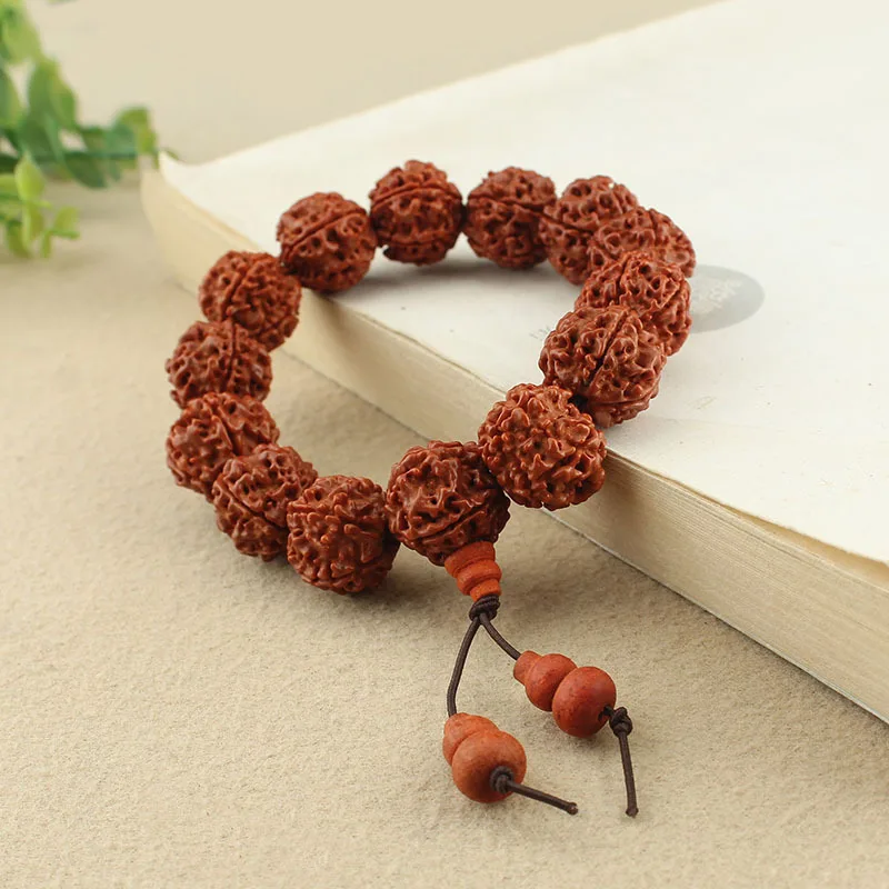 DIY accessories Manufacturer five-petal diamond Bodhi bracelet single circle men and women play Buddha bead bracelet stall sceni