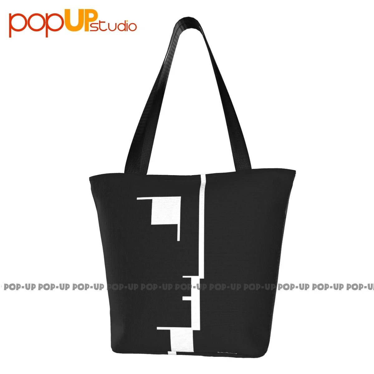 Bauhaus Big Logo Rock Metal Band Ladies Handbags Tote Bag Shopping Bag Supermarket