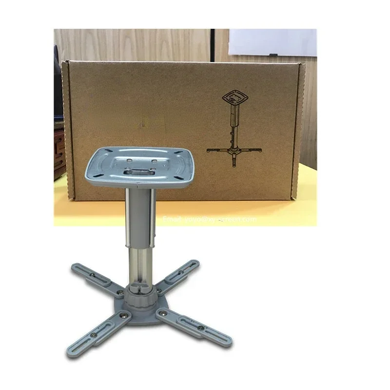high end aluminum projector mount 17-23cm silver/white color for projector 4k