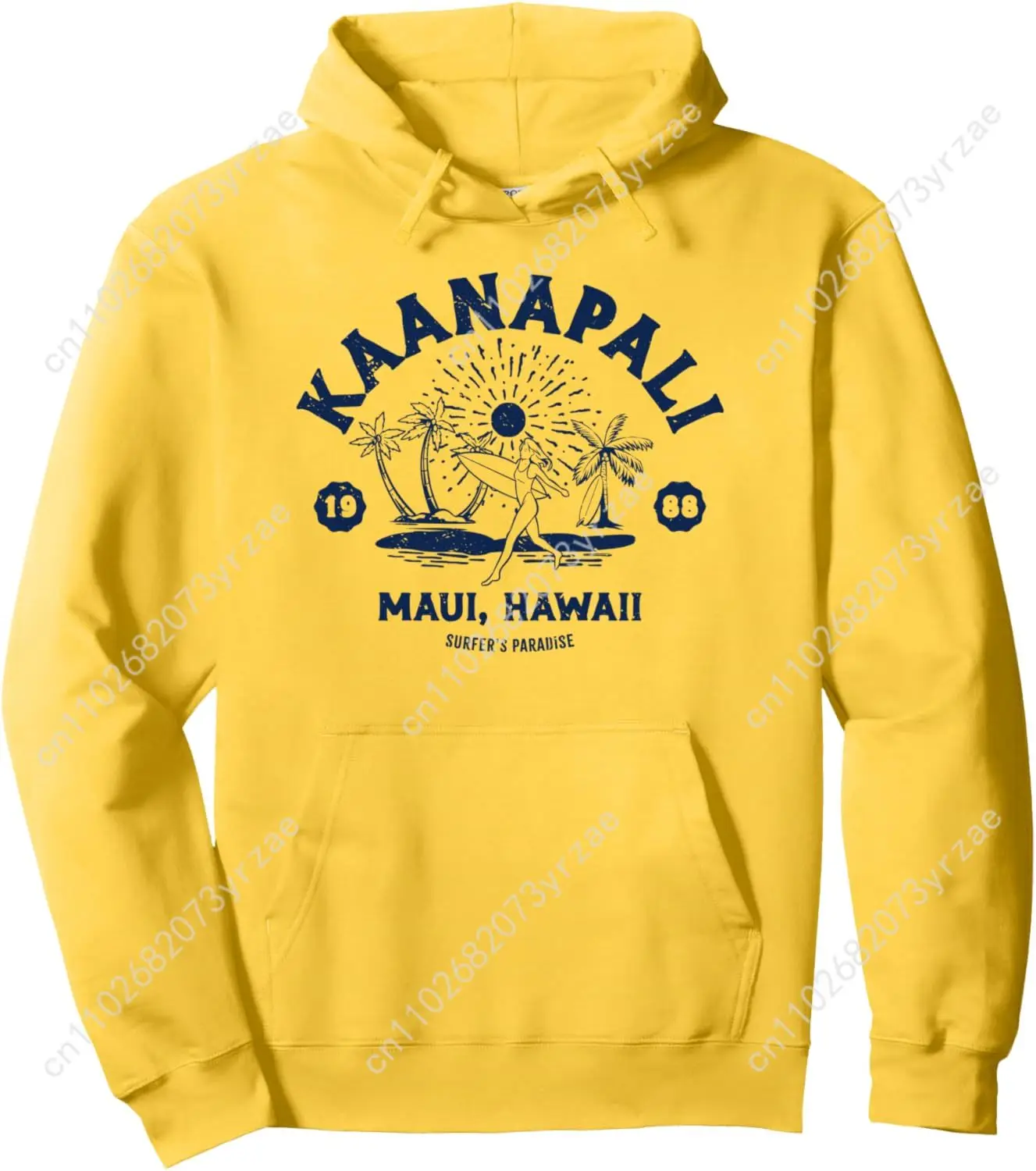 

Ретро серфинг Kaanapali пляжная стирка супер мягкая толстовка мужские женские модные удобные толстовки с капюшоном дышащие винтажные топы