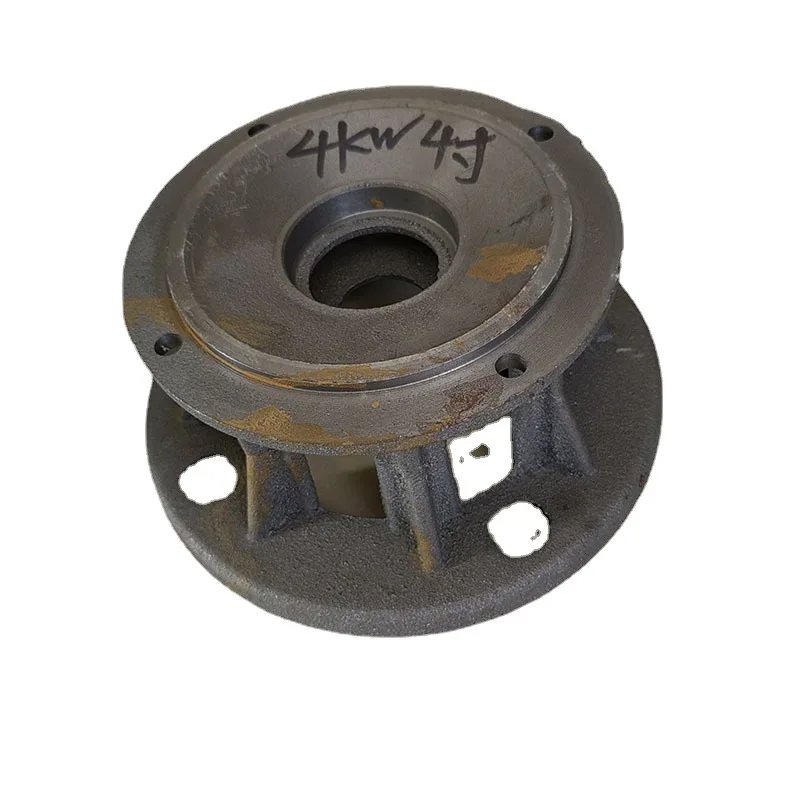 4kW Cast Iron Pump Head Non‑clogging Sewage Pump Spare Part Volute Base Replacement Impeller Waste Water Transfer Accessory