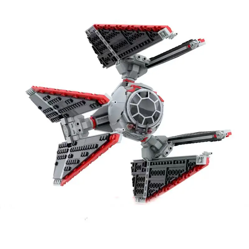 677PCS2025 New MOC Movie Series Space War Defenders TIE Fighter Children's Building Blocks Toys Holiday Gift