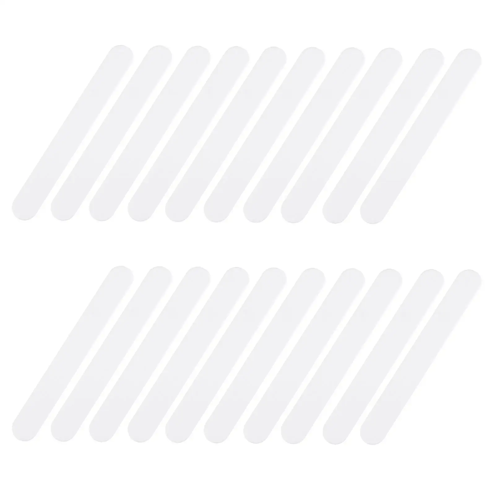 

20 Pcs White PP Tongue Depressors Stirring Rods Plastic Medical Oral Care Professional Clinic Tools Disposable Safe Smooth