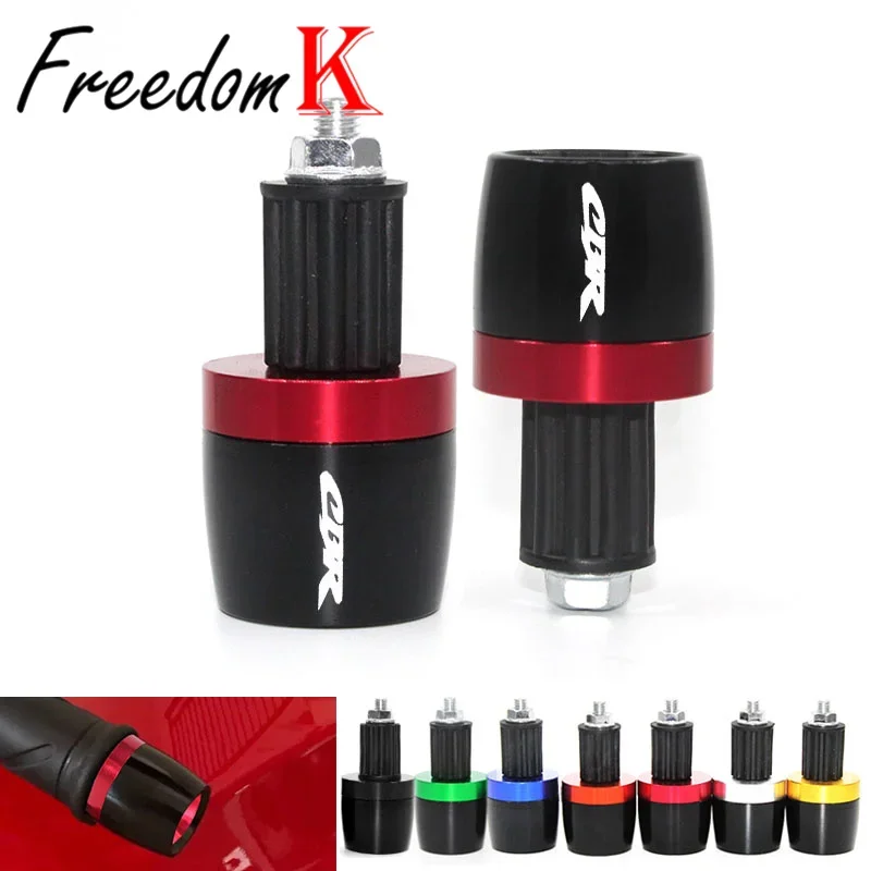 For CBR650F CBR1000RR CBR650R CBR600RR CBR500R CBR250R CBR1000XX Motorcycle 22MM Handlebar Grips Handle Bar Cap End Plugs