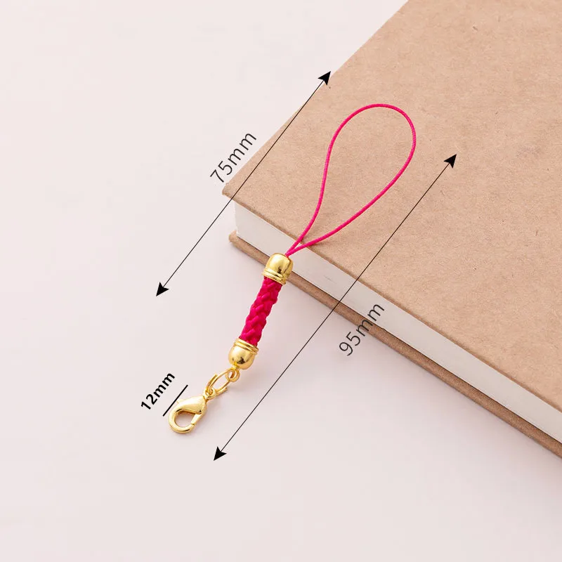 10/20pcs Keychain Rope With Jump Ring Lanyard Lariat Strap Cord For DIY Keyring Pendant Crafts Jewelry Making Supplies Wholesale