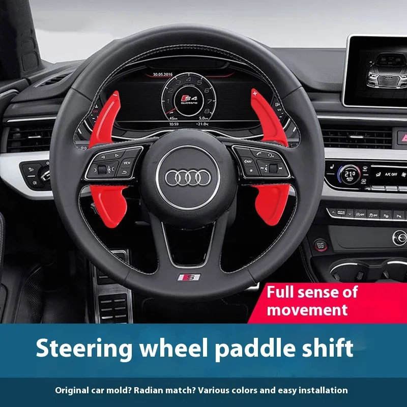 

Подходит для Audi A1 A3 A4L A5 A7 S3 S4 S5 Q2 Q5LSQ5L Q7 TT TTS 2 шт./лот автомобильный спортивный руль переключения передач лопатка переключения передач