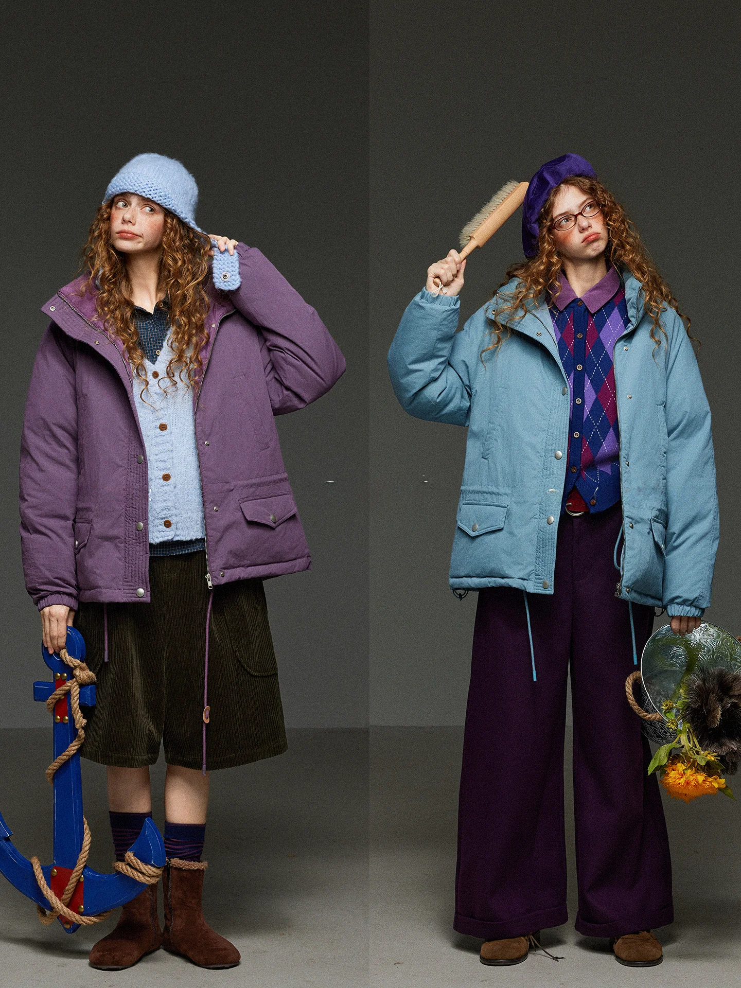 

Женская повседневная теплая куртка TNIT в стиле ретро, двухцветная, с воротником-стойкой, на пуху, свободного кроя, средней длины, на молнии