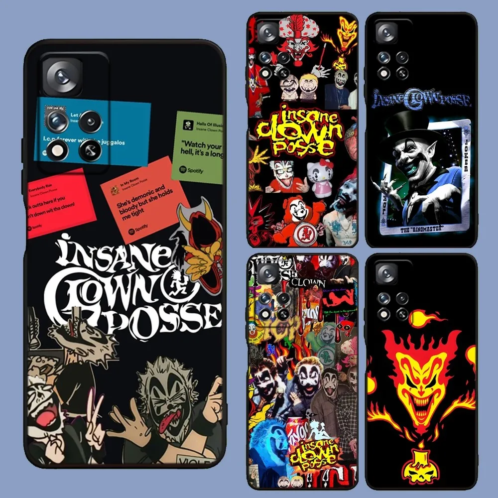 ICP Insane Clown Posse Phone Case For Samsung Galaxy A13,A21s,A22,A31,A32,A52,A53,A71,A80,A91 Soft Black Cover