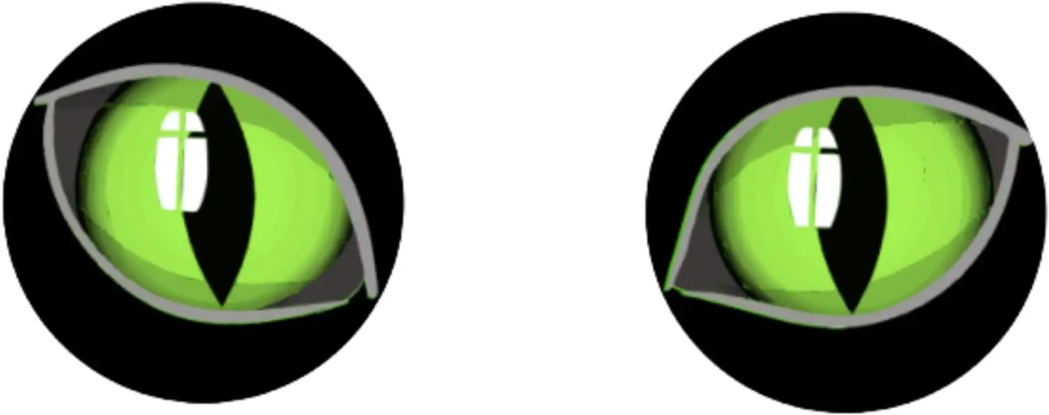 Red Blood Shot Eyeball Reflective stickers  Decorations  Indoor Outdoor Lockers, Fridge, Cars, Trucks, Mailboxes and Garage Door