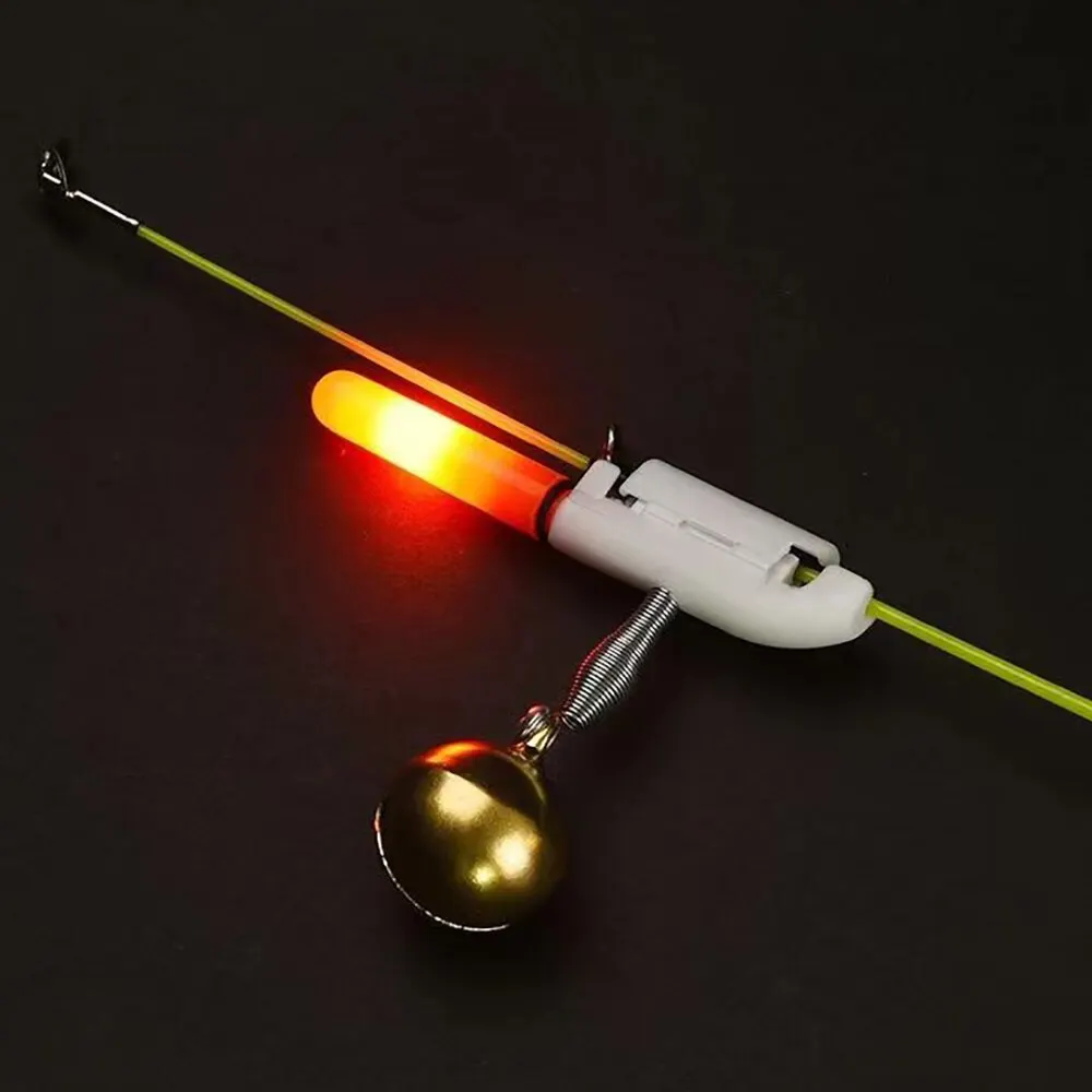 Fishing Light Stick Rod Bell LED CR425 3.6V Lithium Battery USB Charge Luminous Tackle Night Bright Lamp Tools Fish Bite Alarm