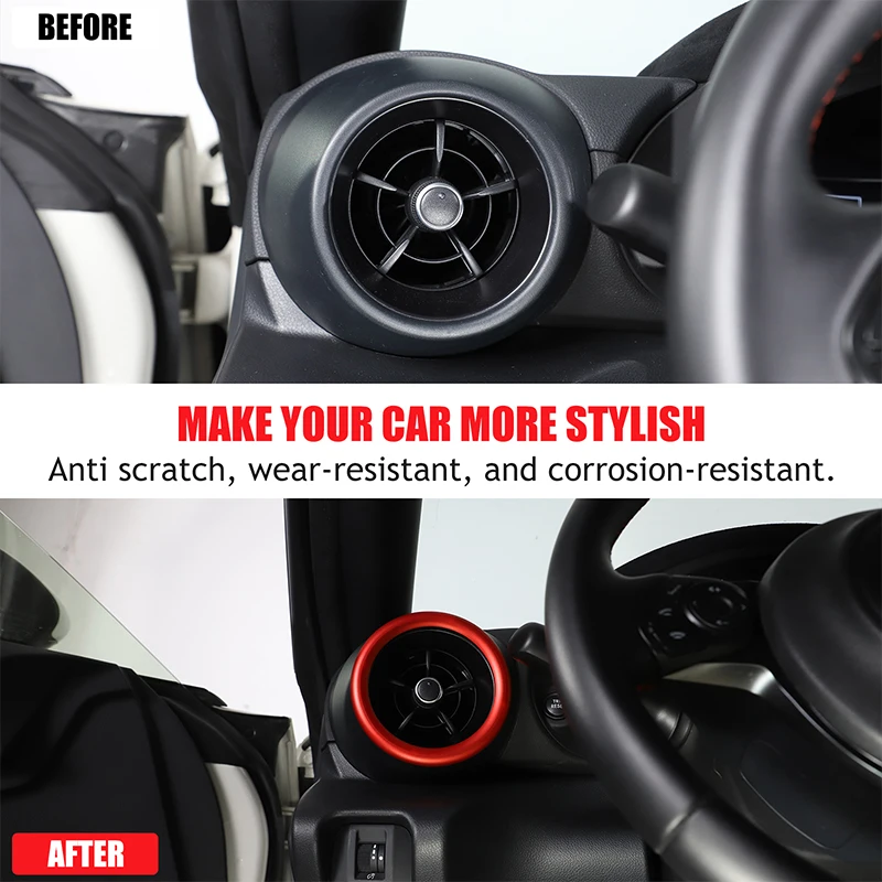 

Для Subaru BRZ/Toyota 86, алюминиевый сплав, приборная панель автомобиля, боковое воздуховыпускное отверстие, рамка, кольцо, накладка, наклейка, автомобильные аксессуары