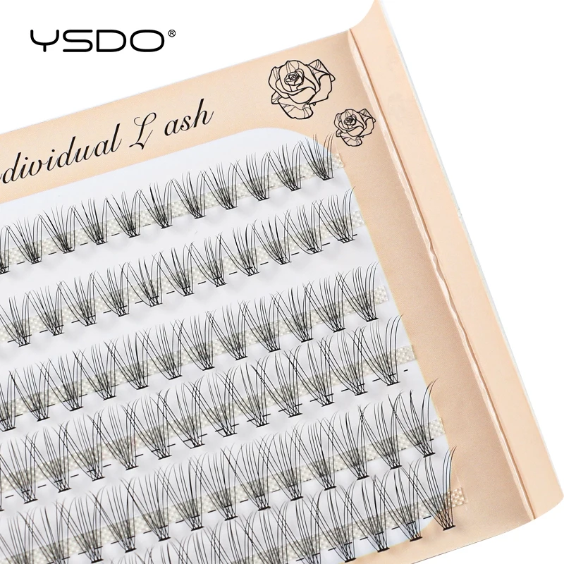 120 Bundles Eyelash Extension Volume Natural Russian Faux Cils 6 Rows False Lashes Individual 10/20/30D Cluster Eyelashes Makeup