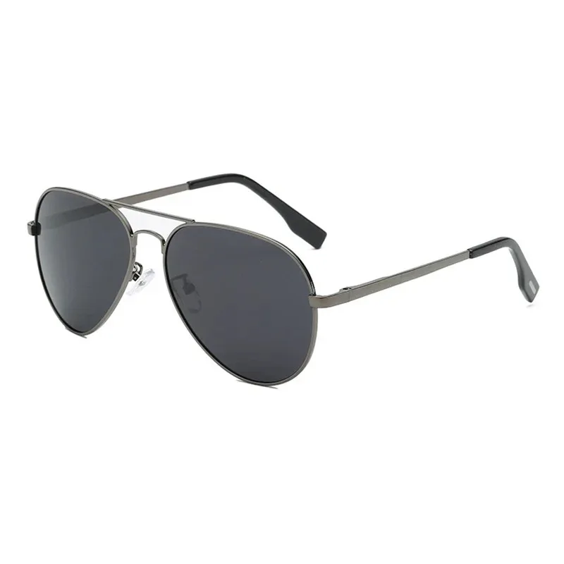 Classic Big Pilot Sunglasses Men Luxury Metal Black Aviation Sun Glasses Male Fashion Driving Vacation Shades UV400 view 4
