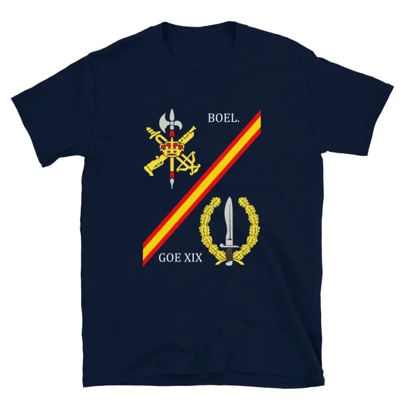 BOEL Bandera De Operaciones Especiales Men T-Shirt Spanish Tercio De Extranjeros Shirt Short Sleeve Casual O-Neck Mens TShirts